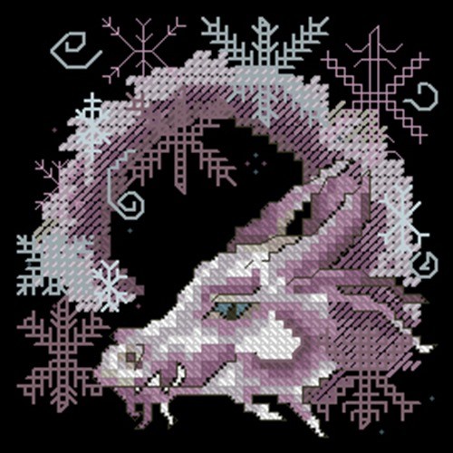 Frosty Winter Dragon