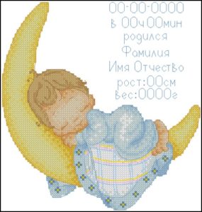 Мальчик - метрика для новорожденных Мальчик - метрика для новорожденных