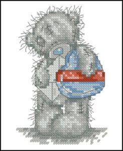 Teddy Bear with Blue Backpack