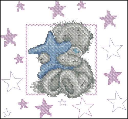 Bear Cub with Stars