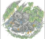 CS Anchor TT Teddies in garden CS Anchor TT Teddies in garden
