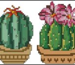 Cross stitch cacti 5 Cross stitch cacti 5
