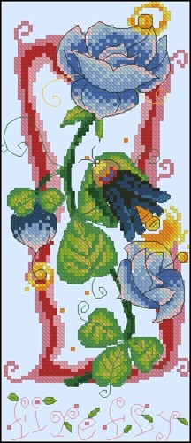 Firefly and Blue Roses
