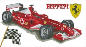 Красная Ferrari Красная Ferrari