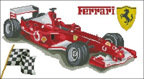 Красная Ferrari Красная Ferrari