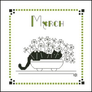 Februrary – Черная кошка March – Черная кошка