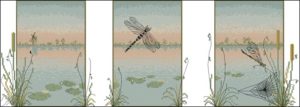 Dragonfly and Waterlilies Dragonfly and Waterlilies