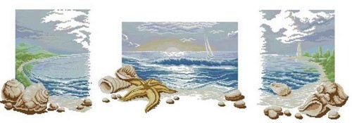 Триптих "Звуки моря" Триптих "Звуки моря"