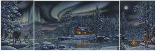 Триптих "Северное сияние" Триптих "Северное сияние"
