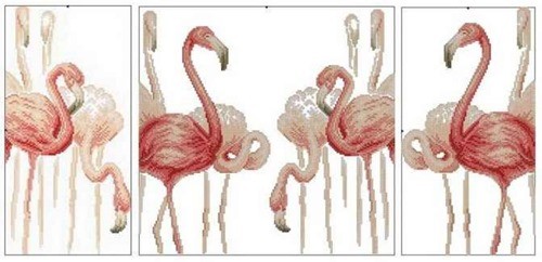 Триптих "FLAMINGO"