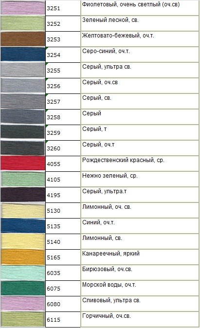 Мулине Гамма № 3251 — 6115