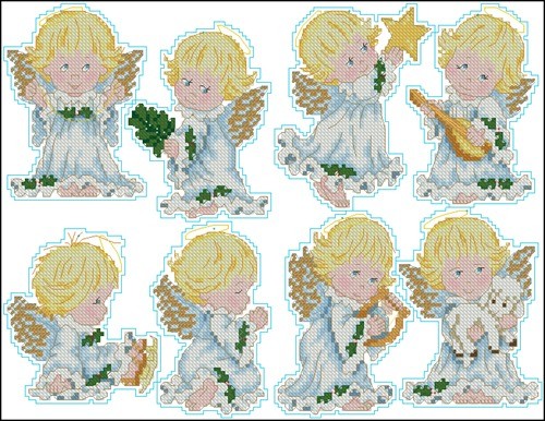 #07955 Angel Ornaments