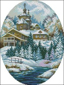 Церковь в овале (зима) Церковь в овале (зима)