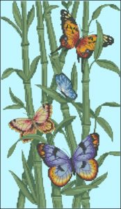 Butterflies and Bamboo Butterflies and Bamboo