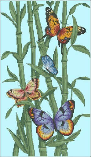 Butterflies and Bamboo