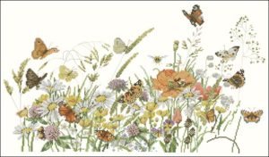 No34359 Flowers / Butterfly