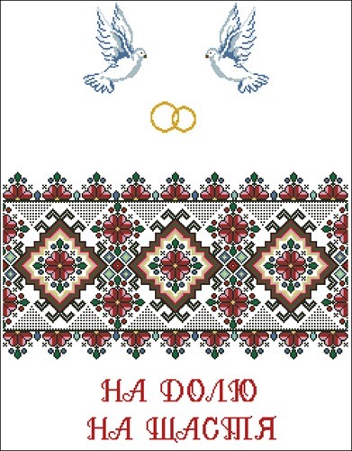 Рушник "На долю, на щастя"