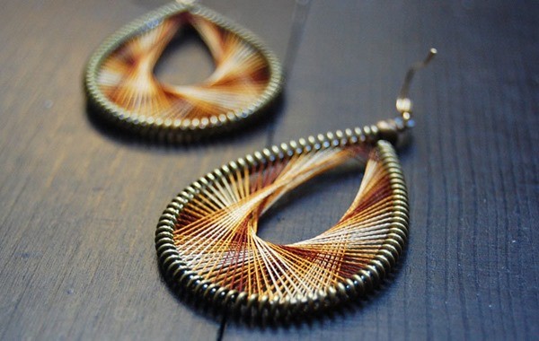 Ganutell wire earrings
