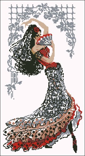 Carmen Style Flamenco Dancer
