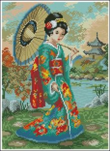 Japanese Lady with Parasol Japanese Lady with Parasol