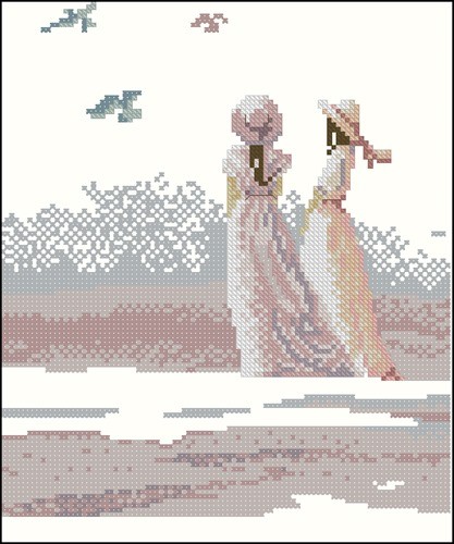 Ladies by the Shore