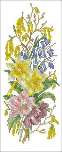 Daffodils and Bluebells Bouquet
