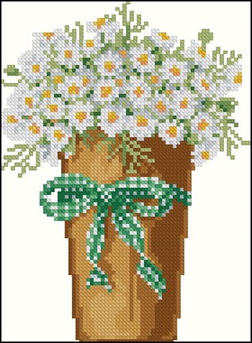 Daisies in a Pot