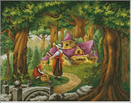 Fairy Tale Cottage in the Woods
