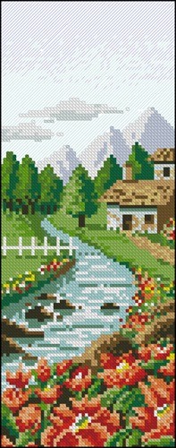 Spring River Landscape