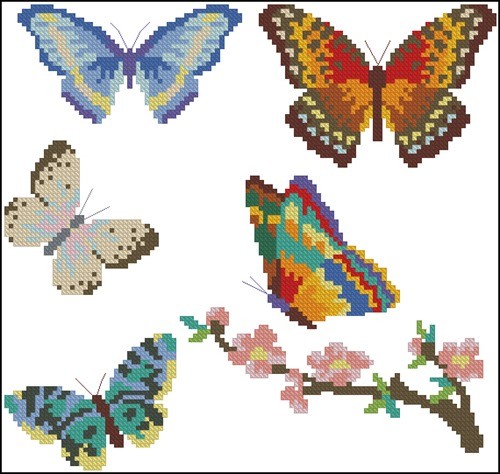 5 Butterflies