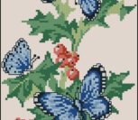 VK Butterflies on a Berry Branch VK Butterflies on a Berry Branch