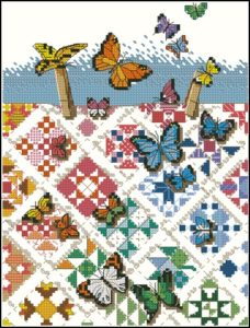 Butterflies on nine-patches Butterflies on nine-patches