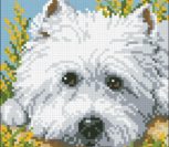 Westie Face Cushion Front Westie Face Cushion Front
