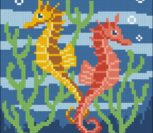 Sea Horses Pillow Sea Horses Pillow