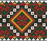 Национальный узор с ромбами Национальный узор с ромбами