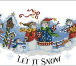 Snow carolers tree skirt Snow carolers tree skirt