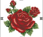 Elegant Roses Clock Elegant Roses Clock