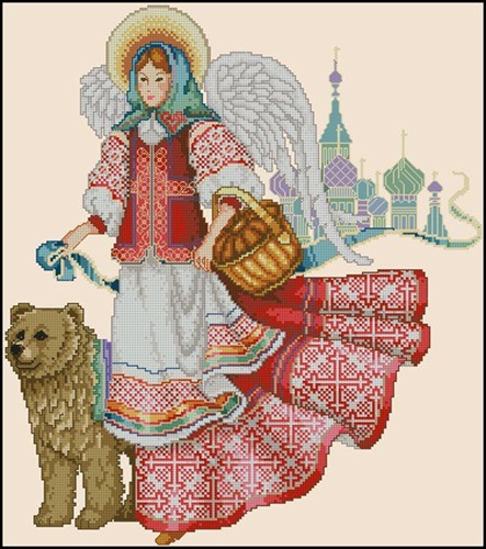 Russian Angel with Cathedrals