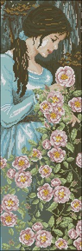Girl with Roses