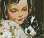 Girl with her Pet Girl with her Pet