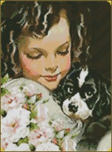 Girl with her Pet Girl with her Pet