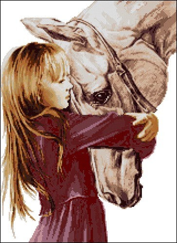 Girl and Her Horse