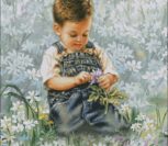 Boy With Daisies Boy With Daisies