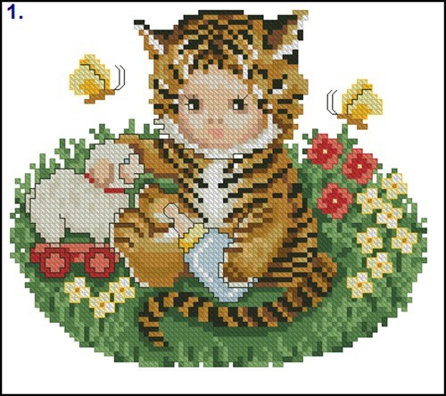 Baby in Tiger Costume