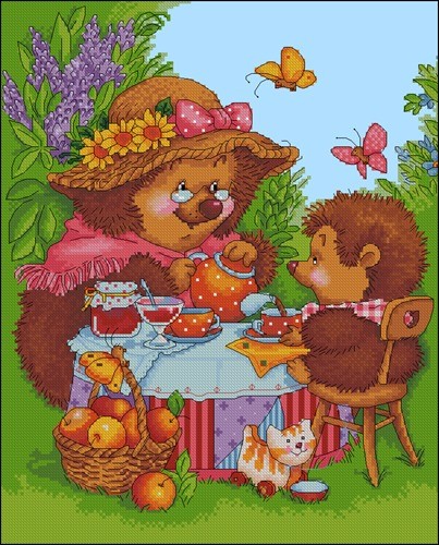Hedgehog Tea Party