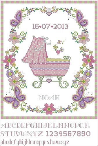 Baby Sampler Girl