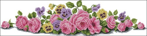 Розы и анютки