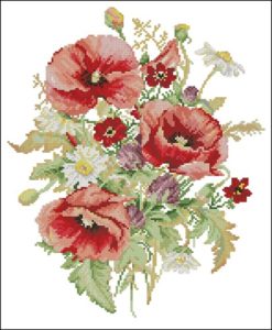 Poppies and Daisies Bouquet Poppies and Daisies Bouquet