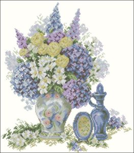 Hortensia met tinnenpotje Hortensia met tinnenpotje