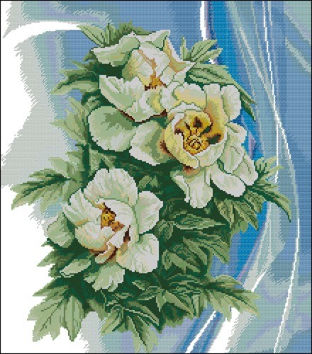 White Peonies Bouquet